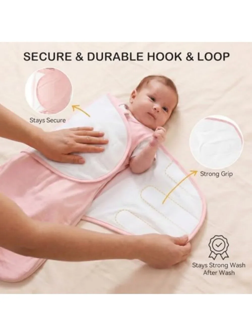 Cozy Bamboo Baby Sleep Sack Swaddle 3-6 Months | Soft 1.0 TOG for Comfort